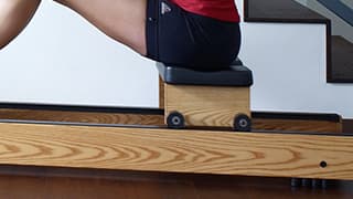 Waterrower Roeitrainer Essenhout Comfortabel en ergonomisch zitje