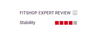 Fitshop Testurteil: Stabilität